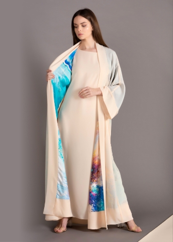 Picture of Remember Me Dearly - Signature Reversible Abaya (Cream)