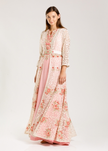 Picture of  Floral Two Piece  Kaftan 