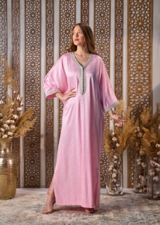 Picture of Silk Satin Moroccan Caftan