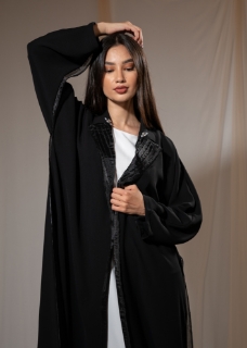 Picture of Collar Crepe Abaya