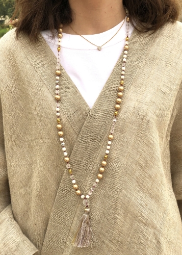 Picture of Long Swarovski Pearl Necklace