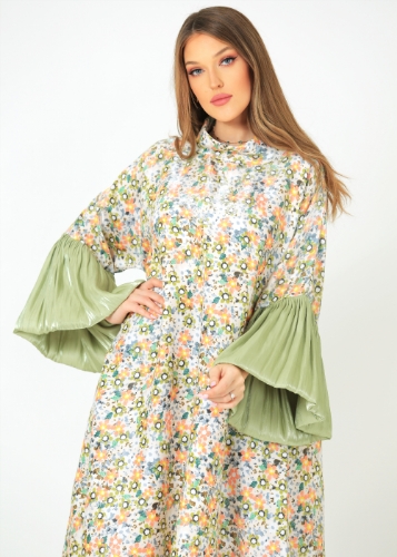 Picture of Green Floral Kaftan