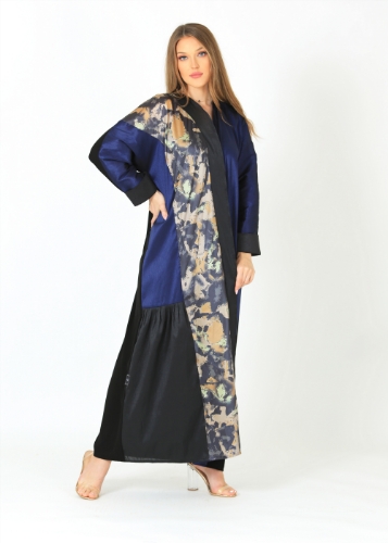 Picture of Black/Navy Abaya 