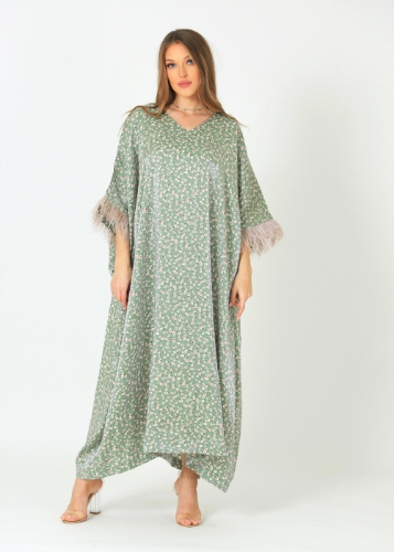 Picture of Green Floral Kaftan