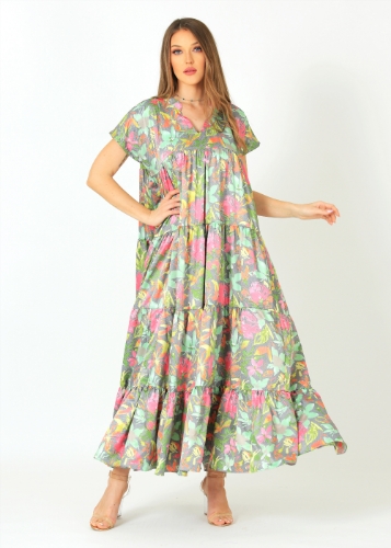 Picture of Floral Layered Kaftan