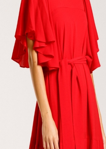 Picture of Short Flowy Pleated Dress