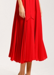 Picture of Short Flowy Pleated Dress