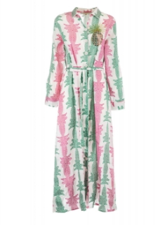 Picture of Alessia Massimo Kaftan Pink & Green