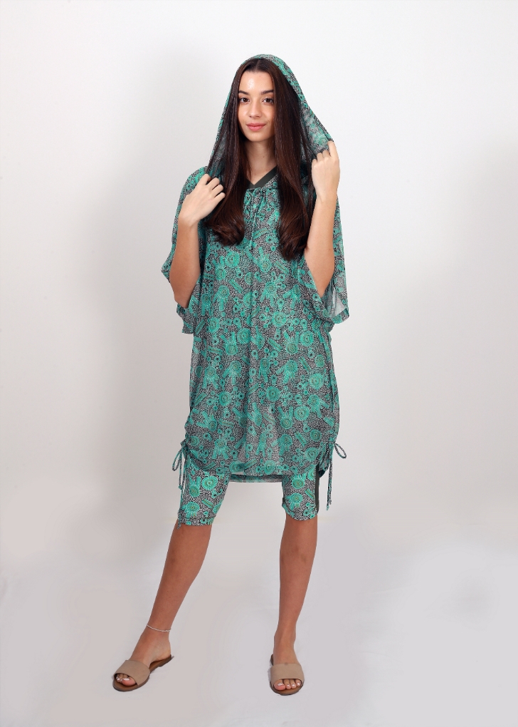 Picture of Hooded Agadir CoverUp Top