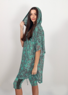 صورة Hooded Agadir CoverUp Top