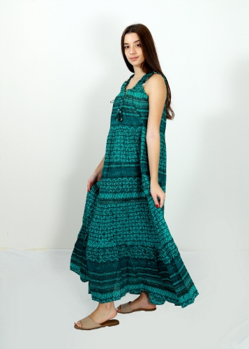 صورة Aztec Long Strap Printed Dress
