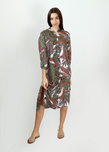 Picture of Leaf Shirt Dress
