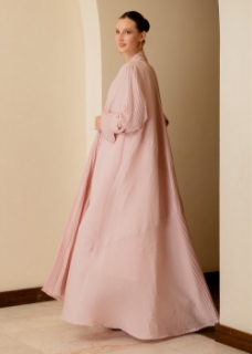 Picture of Belted Sleeve Pleated Abaya