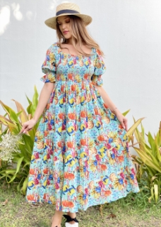 Picture of Coral reef cotton dress