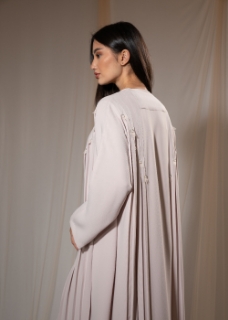 Picture of Pleated Crepe Abaya
