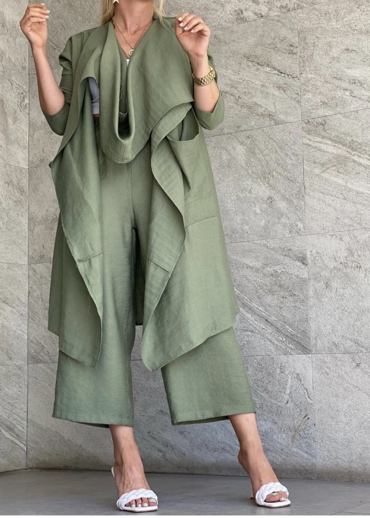 Picture of Olive Green Suave Set