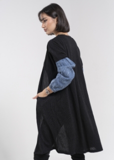 صورة Black & Jeans Cardigan