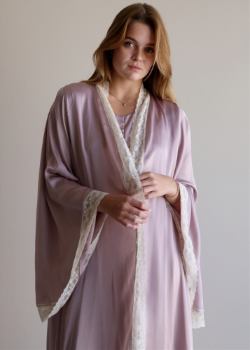 Picture of Pink Silk Nightgown
