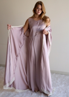 Picture of Pink Silk Nightgown