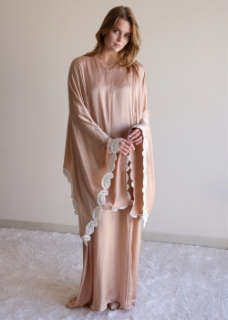Picture of Nude Silk Nightgown