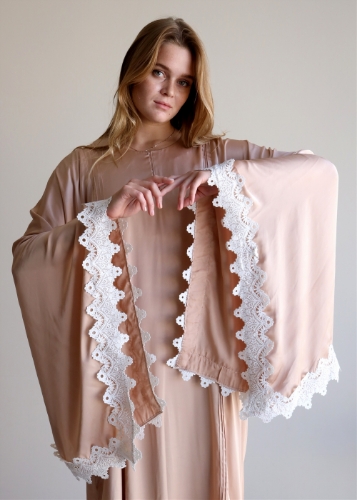 Picture of Nude Silk Nightgown 