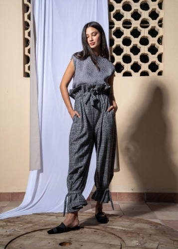Picture of Set of Plated Top and Wool Pants