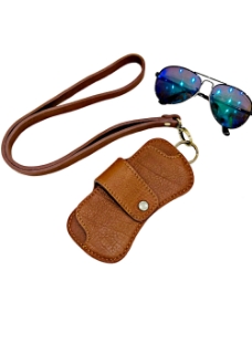 صورة Leather Sunglasses Holder
