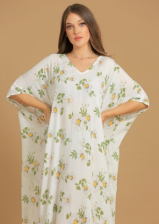 Picture of Comfy daisy print caftan.