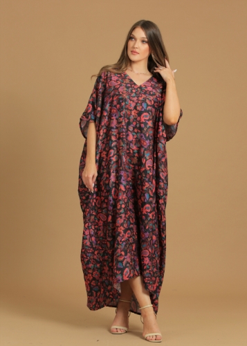 Picture of Paisly airy cotton caftan.