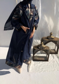 Picture of Navy Blue Abaya
