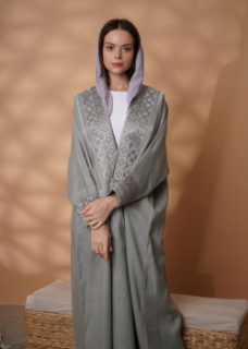 Picture of Lnine computer embroidery Abaya