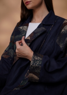 Picture of Navy Blue Abaya
