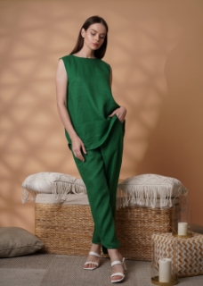 Picture of Green Linen Set