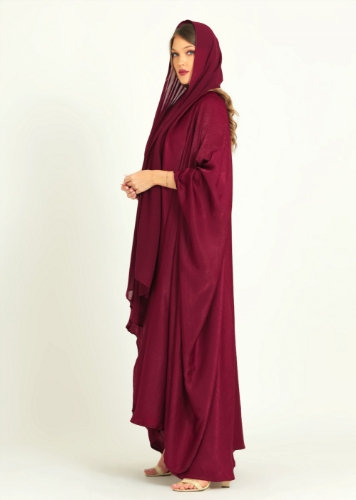 Picture of Maroon Abaya