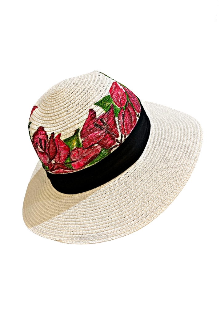 Picture of Bougainvillea Hand Painted Hat