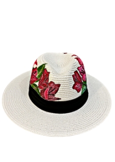 صورة Bougainvillea Hand Painted Hat