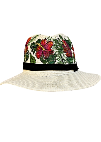 Picture of Hibiscus Hand Painted Hat