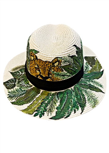 Picture of Cheetah Hand Painted Hat