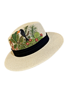 صورة Toucan Art Hand Painted Hat