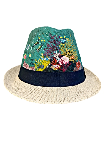 صورة Kids Sea Corals Hand Painted Hat