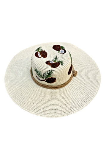 Picture of Coconut Hand Painted Hat