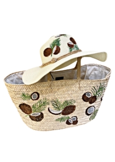 صورة Coconut Hand Painted Hat